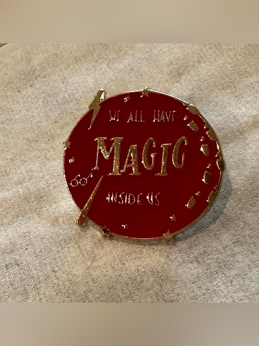 Harry Potter brooch pin.